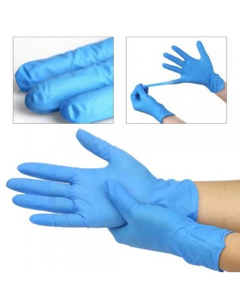 Nitrile Disposable Glove, Nitrile Glove, Blue, 4 Mil, PF, 100/Box,10Bx/Cs