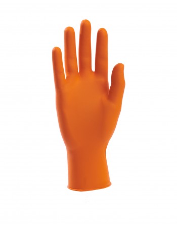 Nitrile Disposable Glove, ORANGE Nitrile Glove, Blue, 4 Mil, PF, 100/Box,10Bx/Cs