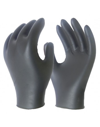 Nitrile Disposable Glove, SENTRON4 Nitrile Glove, Black, 4 Mil, PF, 100/Box,10Bx/Cs