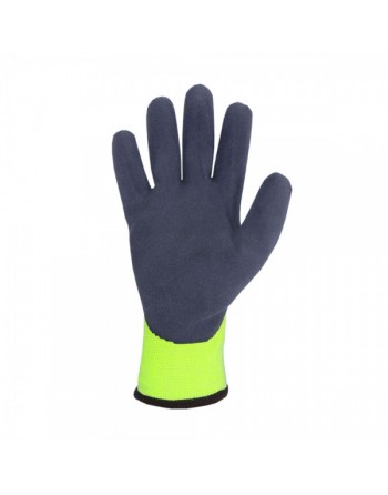 Cold Resistant Gloves, HiViz Cold Resistant Latex Palm Coat Glove 2X-Large 6x12