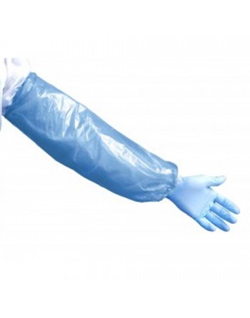 Disposable Sleeves,  PES4 PE Sleeve Blue 18" 100x20