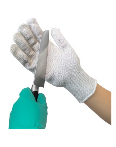 Cut Resistant Liner, Cut-Resistant String Knit, Spectra Wrapped Stainless Steel Core, Sold by the Glove, LG